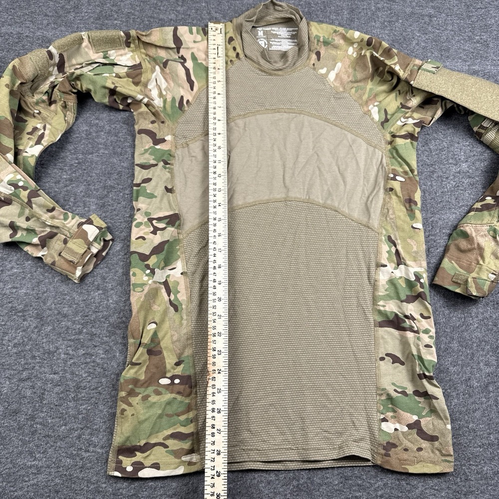 US Army Combat Shirt Mens Medium Flame Resistant Long Sleeve Military Multicam - Picture 5 of 8